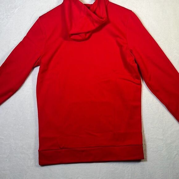 Under armour Men Big Red Logo Armour fleece Hoodie pullover -NWT-Men Small‎ Tall - Picture 5 of 6